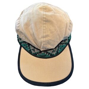 Vintage Fahrenheit Strapcap Cotton Hat Tan